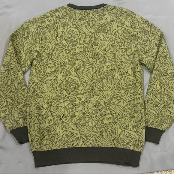 Ripndip Olive Leaf Pattern Crewneck Sweater - Picture 9 of 9